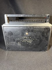 VINTAGE ZENITH ROYAL 3000-1 TRANS-OCEANIC TRANSISTOR RADIO For Parts