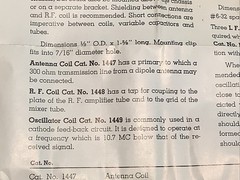 Miller 1447 FM Antenna Coil 88-108mHz