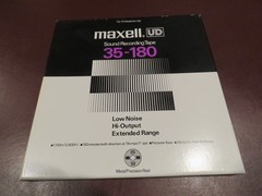 MAXELL 35-180 UD REEL TO REEL Tape 10.5&Prime; METAL REEL