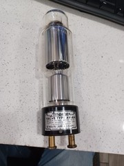 AMPEREX THORIATED FILAMENT VALVE TUBE OIL IMMERSED AV-4H 8V XRAY RECTIFIER U.S.
