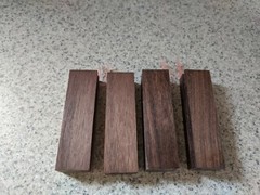 2 SETS! Black Walnut Rails Pioneer RG-2 RG-60 RG-70 RG-9 SR-303 SR-60 SR-70 SR-9