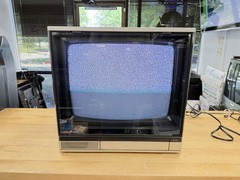 1983 Vintage MITSUBISHI TV Receiver 19&Prime; Model cs-1960r Diamond Working /Remote!