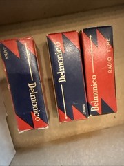 Lot Of 5: Delmonico 6AV6 Tubes NOS NIB Made In Japan Tu18
