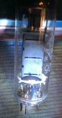 (2) Tube E90CC Telefunken Akin to E80CC E92CC 6211 Duo Triode Long Box-Plate