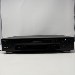 Sony SLV-N71 VHS Video Cassette Player Recorder VCR HiFi No Remote 19 Mic Tested