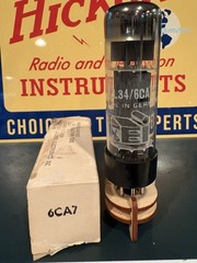1974 CEI RFT Germany 6CA7 EL34 Power Tube TV7&Maxi Test NOS NIB 🔊