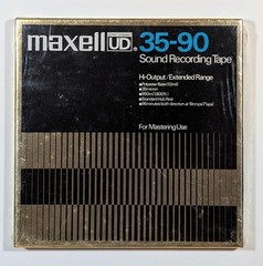 SEALED Maxell UD 35-90 7&Prime; Reel To Reel Tape New In Box NOS Japan (Lot of 2)