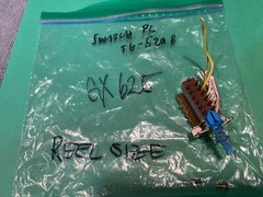 Akai GX-625 Reel to Reel Player Parting Out – Reel Size Switch PC Board TG-5201B