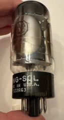NOS 6L6GC triple Getter Black Plate power Audio Tube 322RG3 Tungsol Original