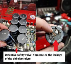Power Amplifier SAE A502 Repair KIT – all capacitors