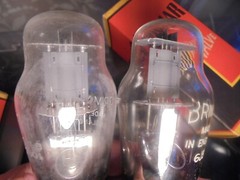 BRIMAR 6J5G L63 NOS PAIR OF BRITISH NEW OLD STOCK IN BOX TESTED VINTAGE VALVES