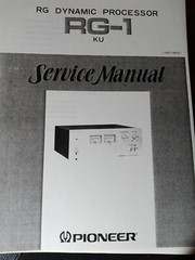 Pioneer RG-1 Service Manual RG Dynamic Processor Photocopy