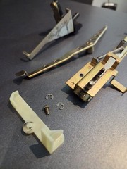 Pioneer PL-518 Turntable Part Out Mechanism , Levers. assorted parts