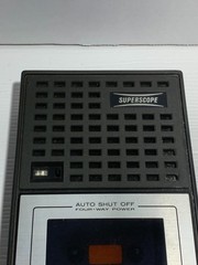 Marantz Superscope C-102 Portable Cassette Recorder Works NO CORD