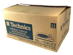 NOS Technics SL-1300 Turntable New In Box Complete Direct Drive Automatic