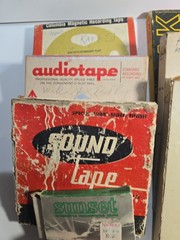Vintage Reel-to-Reel Magnetic Recording Tapes Audiotape Audio Magnetics Used Lot