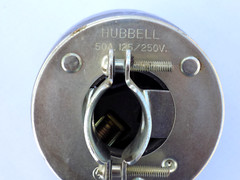 Hubbell Plug 50A. 125/250V. Male 3-Pole (Lot of 3pcs)
