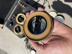 Vintage American Bell Radio Headset Navy Telegraph Morse Code Training Device