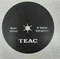 Four TEAC A-4010 REEL TO REEL Sheet Spacers Adaptors 0.9mm – New