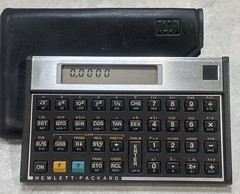 Vintage Hewlett Packard HP 11C Programmable Scientific Calculator Case WORKING