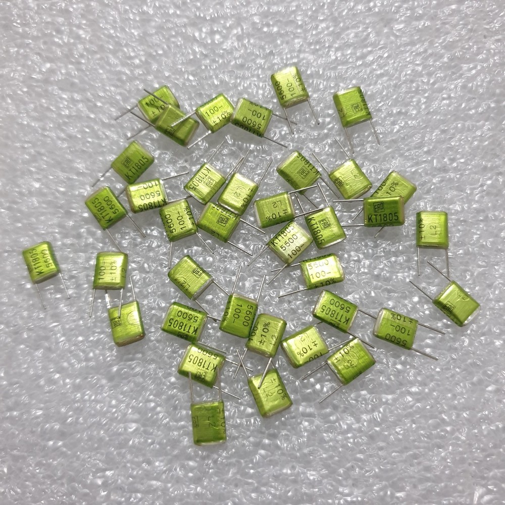 25pcs ERO KT1805 5600pF 5.6nF 100V 5mm 5% KT FILM FOIL GUITAR TONE AUDIO CAPS!