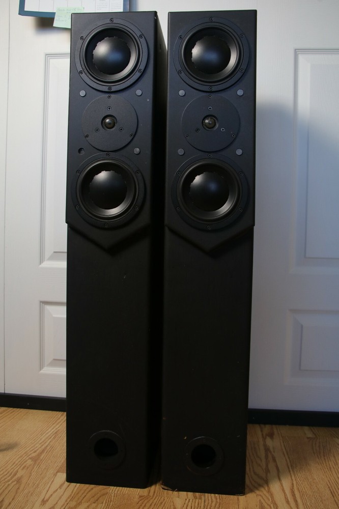 Vintage Paragon Acoustics The Radiant Floor standing Tower Speakers Dynadio Pair