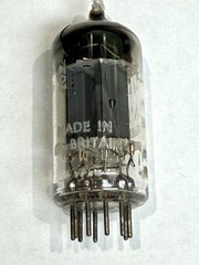 1958 Mullard 12AX7/ECC83 Long Plate Goal Post O Getter Blackburn Labeled Heath