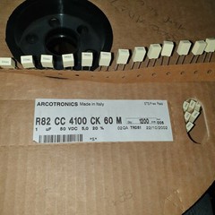 ARCOTRONICS R82 MKT 1uF 50V 5mm HQ AUDIO CAPS! 50pcs!