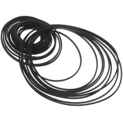 90 Pcs Radio Tape Belt Cassette Deck Belts Player Rubber Traction