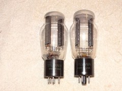 2 x 5U4g Sylvania Tubes*Ribbed Plates*D-Getter*Strong Tested Pair*#3