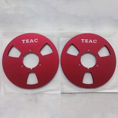 One Pair 10.5 » red TEAC Tape reel High Quality Aluminum Take Up Reel…