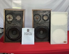 Acoustic Research AR2AX Speakers Pots Professionally Replaced Walnut Veneer