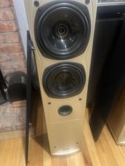 Tannoy Saturn S6 Champagne Tower Speakers – Audiophile British Design,