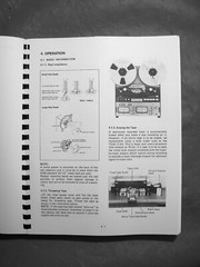 TASCAM 42B MANUALS SET FOR THE TASCAM 42B REEL TO REEL TAPE DECK RECORDER