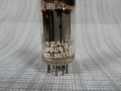 Mullard 12AU7 k61 Long Plate Square Getter Vacuum Tube Amplitrex 98/77% Gm