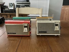 Four Emerson 911 AM radios