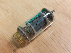 Single Telefunken (IEC Mullard lbl) 6211 Gold Pin NOS NIB Vacuum Tube