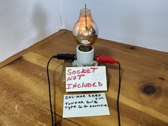 SAL-MAR LABS TUNGAR Bulb 6G Rectifier Tube Working STRAIGHT FILAMENT NOS VINTAGE