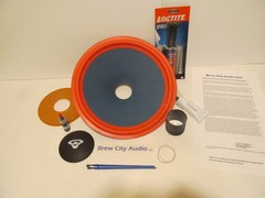 12&Prime; 4 Ohm BLUE CONE Recone Kit for Cerwin Vega 122T2 UT12R CH124