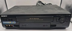Sony SLV-N51 VCR 4 Head Hi-Fi Stereo VHS Player Recorder Tested No Remote