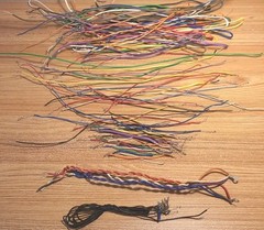 *OEM PARTS* PIONEER SX-1050 *HUGE LOT OF COLOR CODED WIRES*