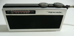 Vintage Non-Working Realistic Radio Shack Pocket Radio Collectible Man Cave