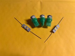 LED GREEN 8V LAMP KIT – Realistic STA-235B, STA 85, STA 800, Receiver BULBS