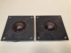 (2) Vintage Braun-a/d/s 2415901 LC5 2&Prime; dome midrange drivers (8ohm)