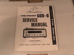 Fisher 500-B service manual, serial no. 20001-29999