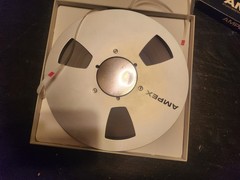 Maxell Xli35-180b-recording Tape- Black Coated Metal Reel
