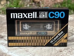 + NEW 80&rsquo;s MAXELL UD XL II C90 High Bias Type 2 Blank Cassette Tape VTG Sealed+