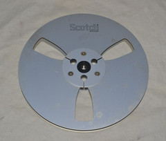 Excellent!!!! Vintage Scotch 7&Prime; Metal Take Up Reel for Reel To Reel tape Deck