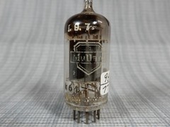 Mullard 12AU7 k61 Long Plate Square Getter Vacuum Tube Amplitrex 98/77% Gm