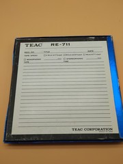 Maxell MR7 Empty 7&Prime; Metal Tape TEAC RE-711 Professional Box – BOX ONLY